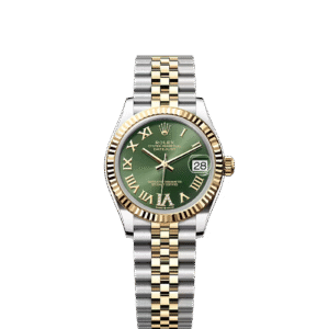 Rolex Date Just 31mm 278273 Green Roman Dial